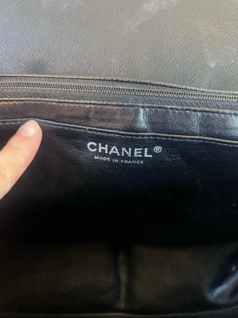 Chanel Vintage Classic Single Flap Quilted Caviar Jumbo Shoulder Bag - Picture 9 of 14